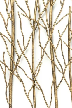 Wieszaki Ścienne*KARE Design Wieszak Bush 89x83 Cm Czarno-złoty