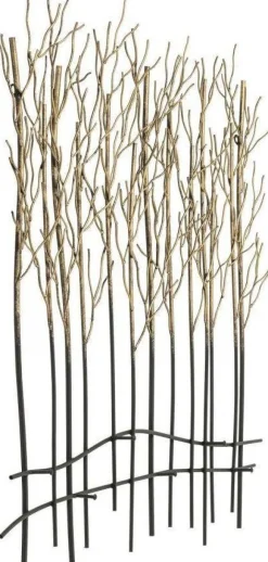 Wieszaki Ścienne*KARE Design Wieszak Bush 89x83 Cm Czarno-złoty