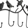 Wieszaki Ścienne*KARE Design Wieszak ścienny Czarny Stalowy Ptaki 71 Cm