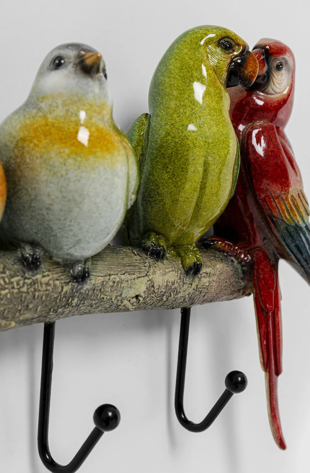 Wieszaki Ścienne*KARE Design Wieszak ścienny Exotic Birds 54x24 Cm Kolorowy