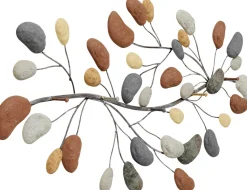 Wieszaki Ścienne*KARE Design Wieszak ścienny Pebble Networks 81x43 Cm