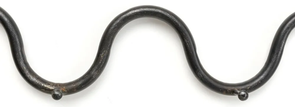Wieszaki Ścienne*KARE Design Wieszak ścienny Snake 73x11 Cm Czarny