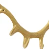 Wieszaki Ścienne*KARE Design Wieszak ścienny Stalowy Złote Poroże 35 Cm