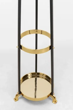 Wieszaki Stojące*KARE Design Wieszak Stojący Luna 39x166 Cm Czarno-złoty