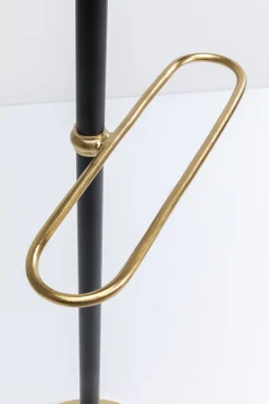 Wieszaki Stojące*KARE Design Wieszak Stojący Na Garnitur Czarno-złoty Stal I Aluminium 130 Cm