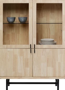 Witryny*KARE Design Witryna Copenhagen 100x150 Cm Naturalna