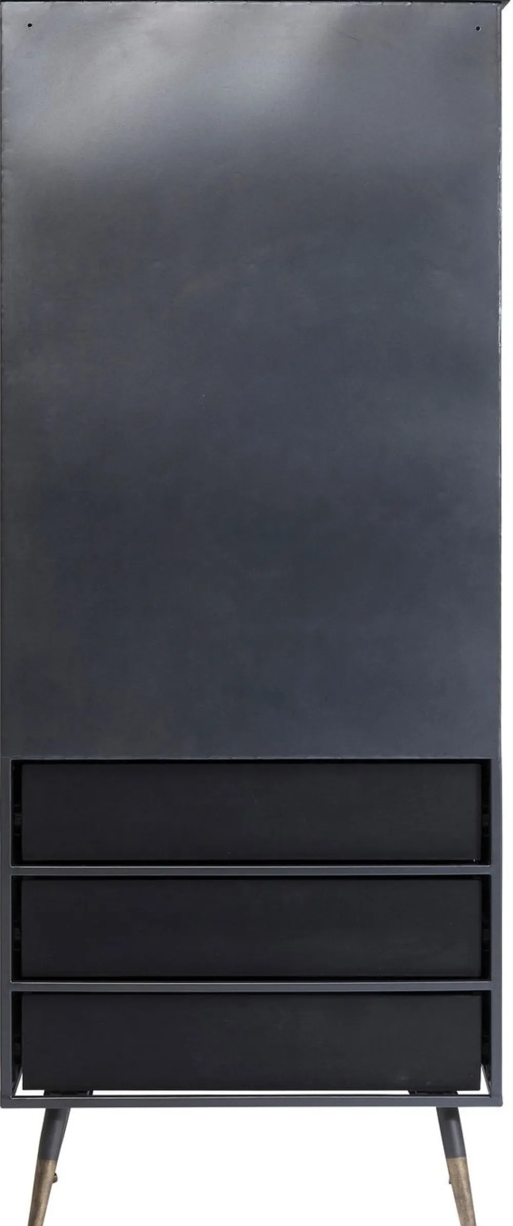 Witryny*KARE Design Witryna La Gomera 72x182 Cm Grafitowa