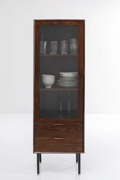 Witryny*KARE Design Witryna Ravello 55x170 Cm Sheesham Brązowa