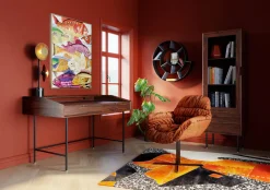 Witryny*KARE Design Witryna Ravello 55x170 Cm Sheesham Brązowa