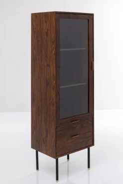 Witryny*KARE Design Witryna Ravello 55x170 Cm Sheesham Brązowa