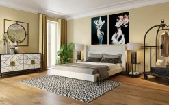 Wieszaki Stojące*KARE Design Wózek Na Bagaże Vegas 105x186 Cm Czarny