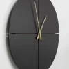Zegary*KARE Design Zegar ścienny Andrea Ø60 Cm Czarny