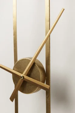 Zegary*KARE Design Zegar ścienny Clip Ø60 Cm Złoty