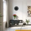 Zegary*KARE Design Zegar ścienny Leonardo Ø49 Cm Czarno-złoty