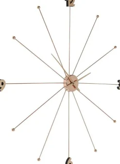 Zegary*KARE Design Zegar ścienny Like Umbrella Ø100 Cm Różowe Złoto