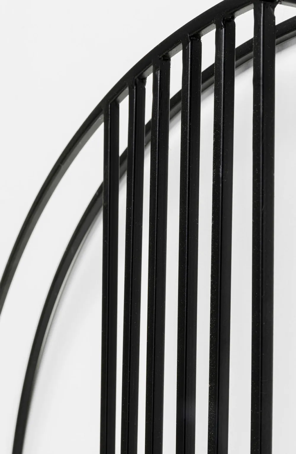 Zegary*KARE Design Zegar ścienny Strings Ø60 Cm Czarny