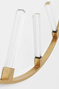 Zegary*KARE Design Zegar Visible Sticks 92x5 Cm Złoty