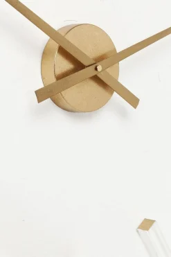 Zegary*KARE Design Zegar Visible Sticks 92x5 Cm Złoty