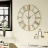 Zegary*KARE Design Zegar Wiszący Factory Ø121 Cm Brązowy