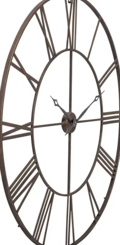 Zegary*KARE Design Zegar Wiszący Factory Ø121 Cm Brązowy
