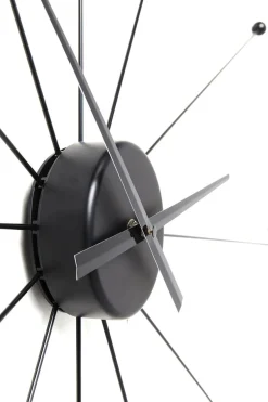 Zegary*KARE Design Zegar Wiszący Like Umbrella Ø100 Cm Czarny