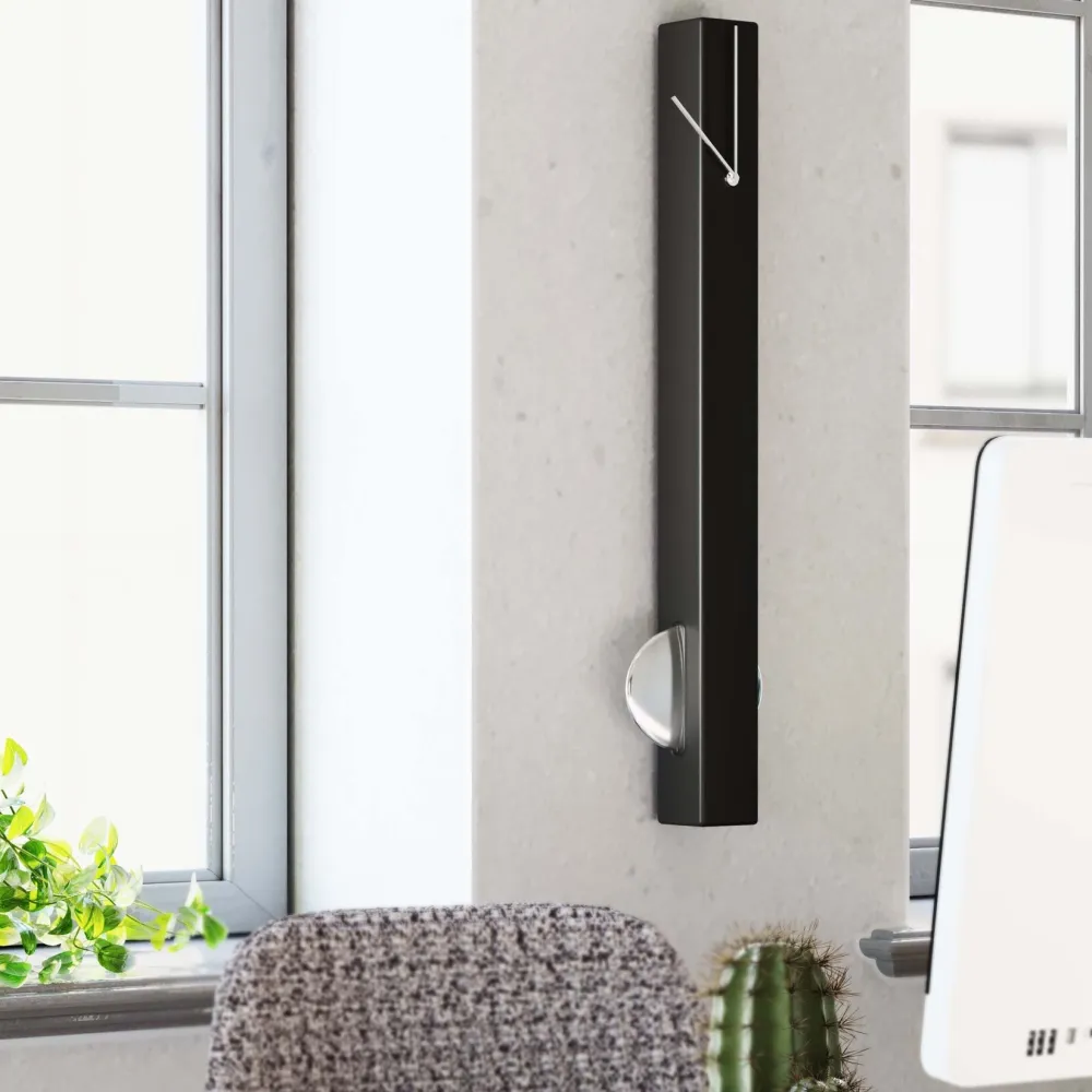 Zegary*KARE Design Zegar Wiszący Pendulum 65 Cm Czarny