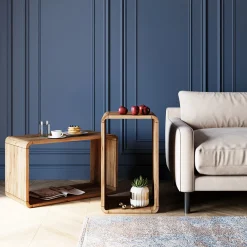 Regały*KARE Design Zestaw Dwóch Regałów Authentico Drewniane