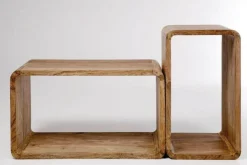 Regały*KARE Design Zestaw Dwóch Regałów Authentico Drewniane