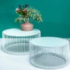 Stoliki Kawowe*KARE Design Zestaw Dwóch Stolików Kawowych Wire Białe
