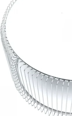 Stoliki Kawowe*KARE Design Zestaw Dwóch Stolików Kawowych Wire Srebrne