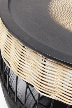 Stoliki Kawowe*KARE Design Zestaw Dwóch Stolików Kawowych African Drums Czarne