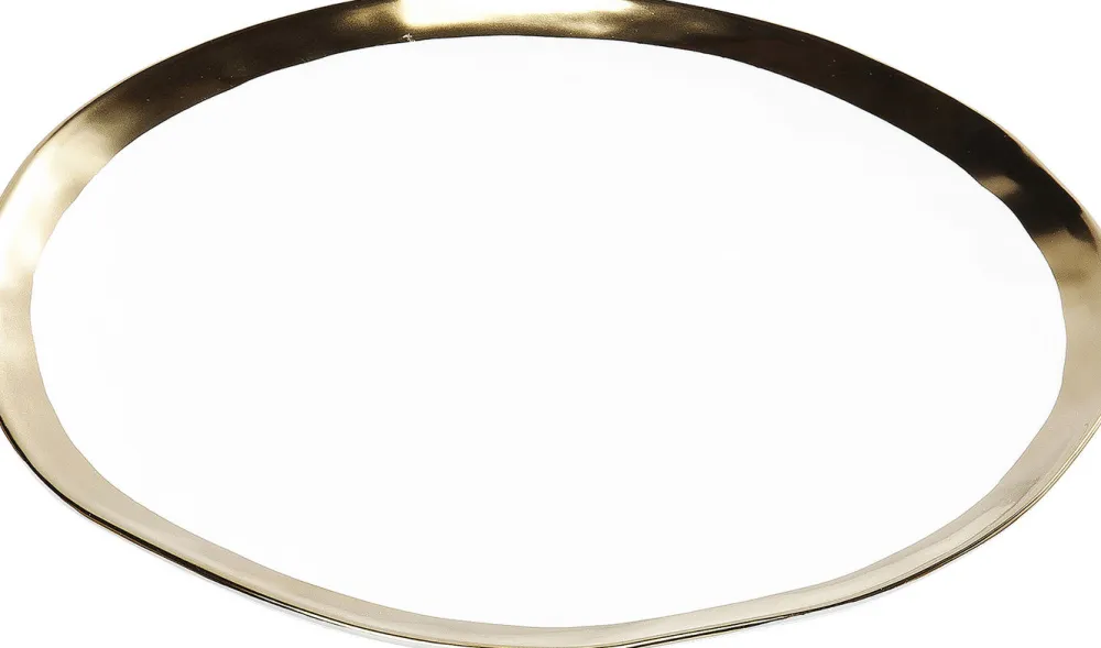 Zastawa Stołowa|Talerze*KARE Design Zestaw śniadaniowy Bell 12 El. Biało-złoty