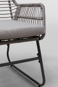 Sofy*KARE Design Zestaw Ogrodowy 4-elementowy Sofa, 2 Fotele I Stolik Kawowy
