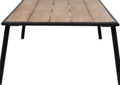 Sofy*KARE Design Zestaw Ogrodowy Szaro-naturalny 4-set Sofa, Stolik I 2 Fotele
