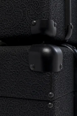 Komody*KARE Design Zestaw 3 Skrzyń - Kuferków Czarnych